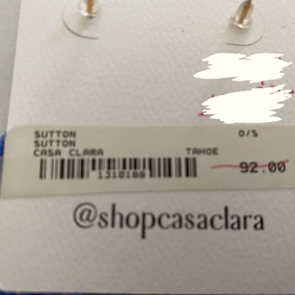 Casa Clara NWT Sutton Tahoe Blue Earrings - Picture 6 of 6